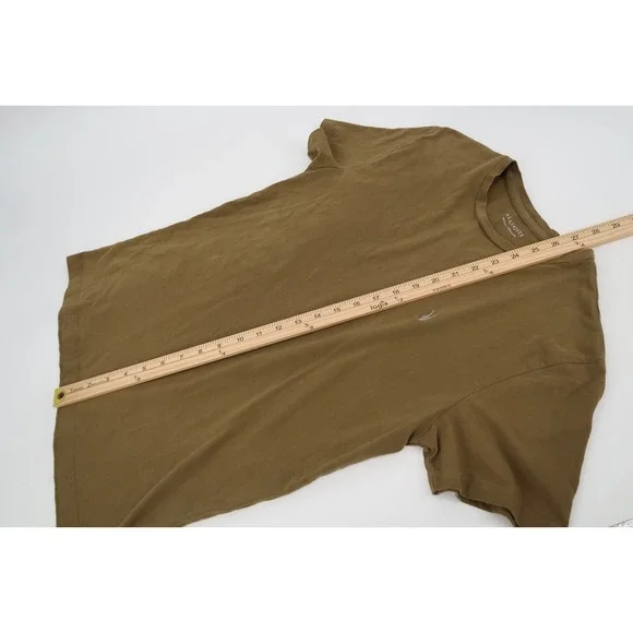 All Saints T Shirt Mens Small Seaweed Green Short Sleeve‎ Race Tonic Crew Cotton - Picture 9 of 10